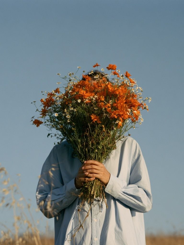 Flower Bouquet Portrait Poster. poster detail
