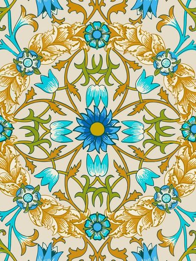 Floral Mandala — Vintage Print