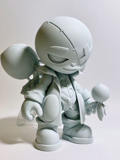 Monochrome Vinyl Figure Poster.