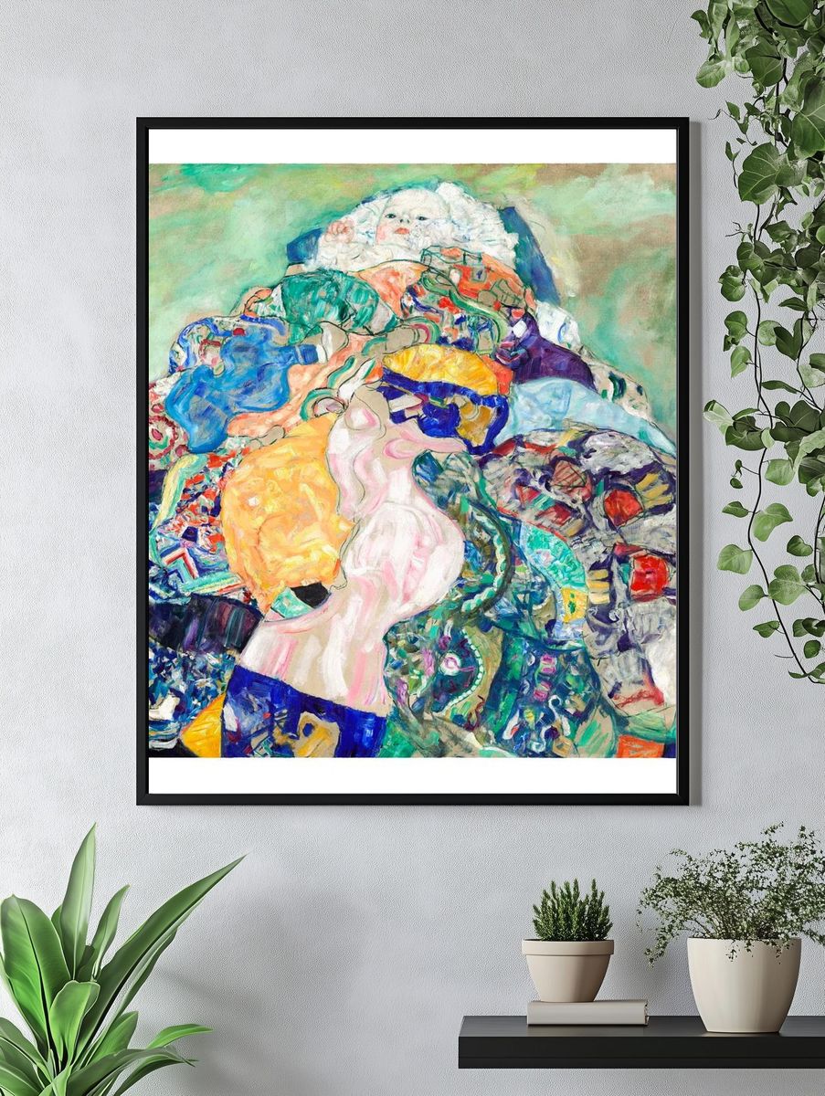 Abstract Figure Collage Poster. — room view 4