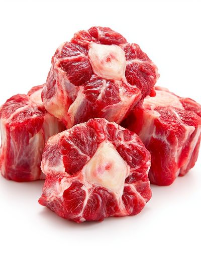 Raw Beef Bones Photography Poster. poster