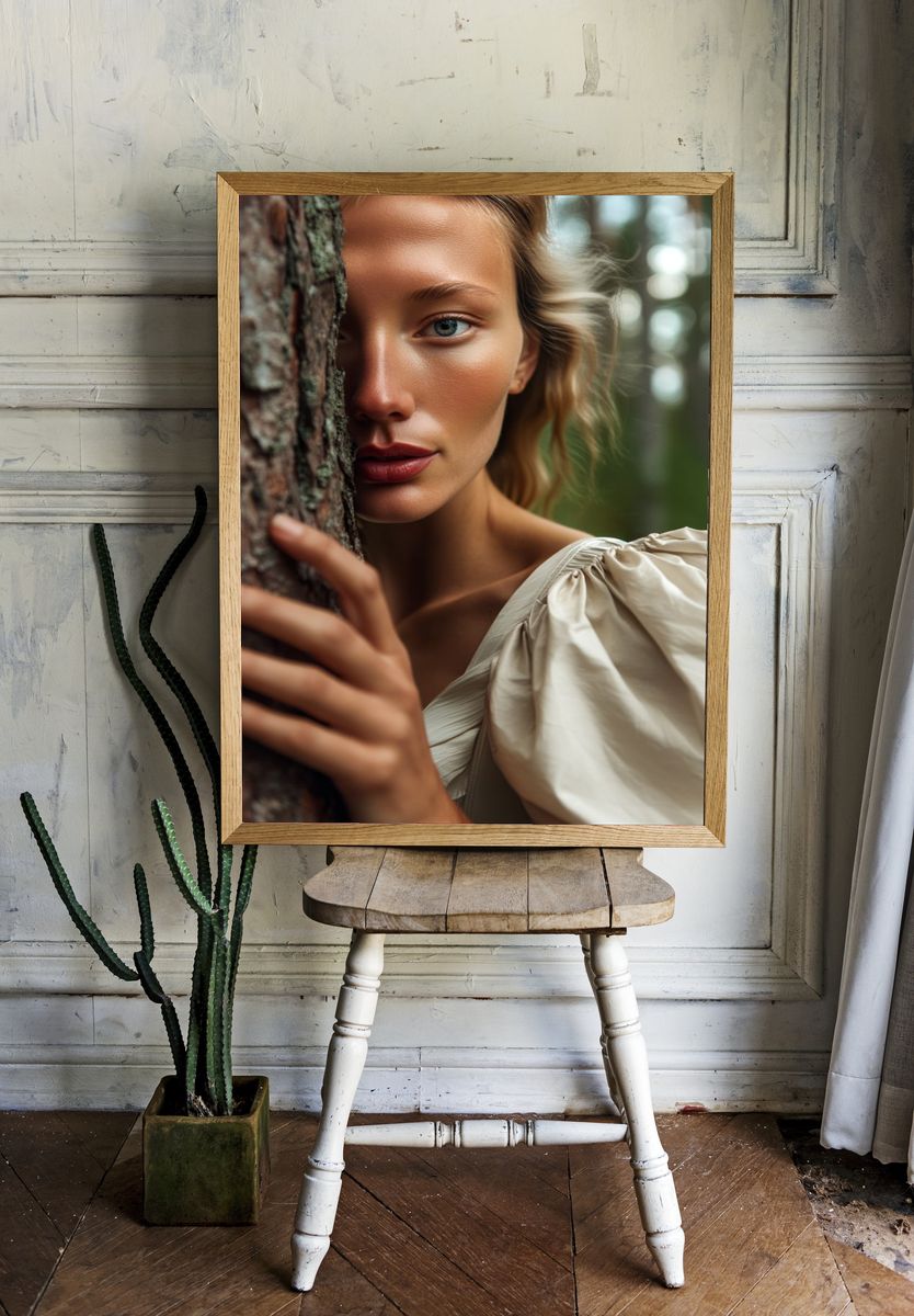 Forest Portrait Photography Poster. — room view 1