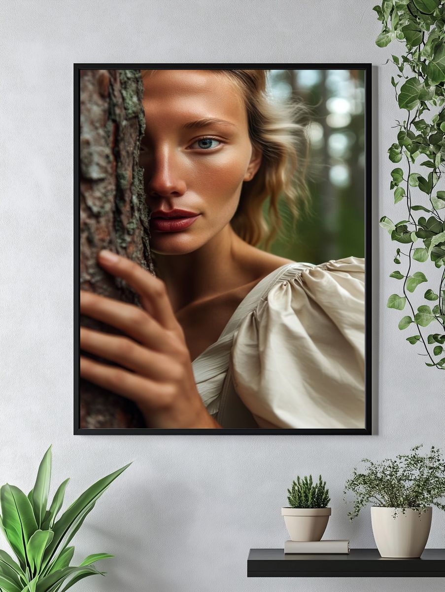 Forest Portrait Photography Poster. — room view 4