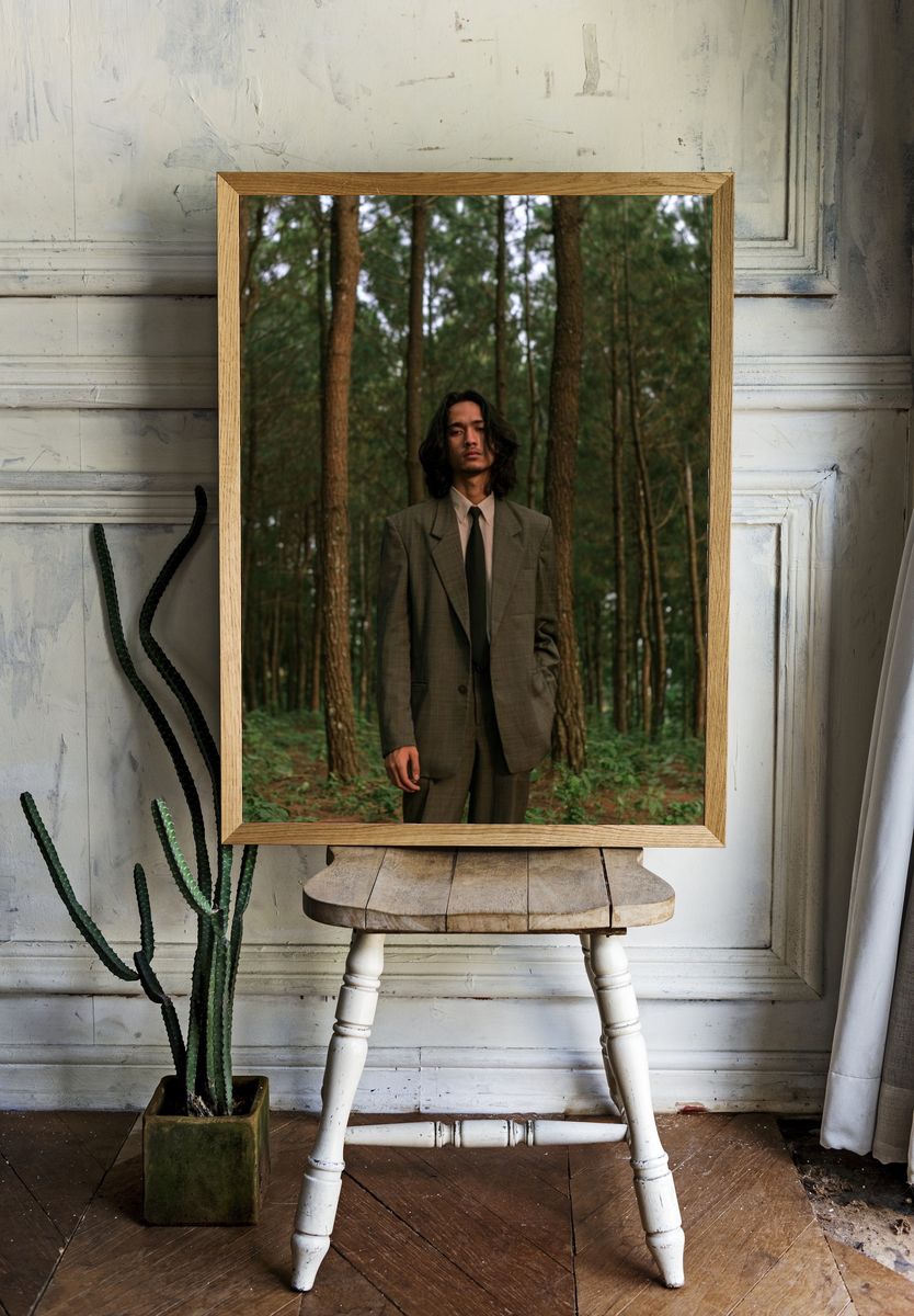 Forest Portrait Photography Poster. room preview