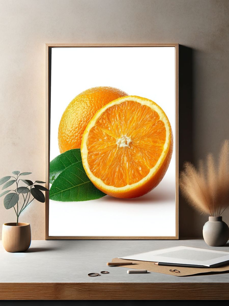 Fresh Orange — Food Print. — room view 2