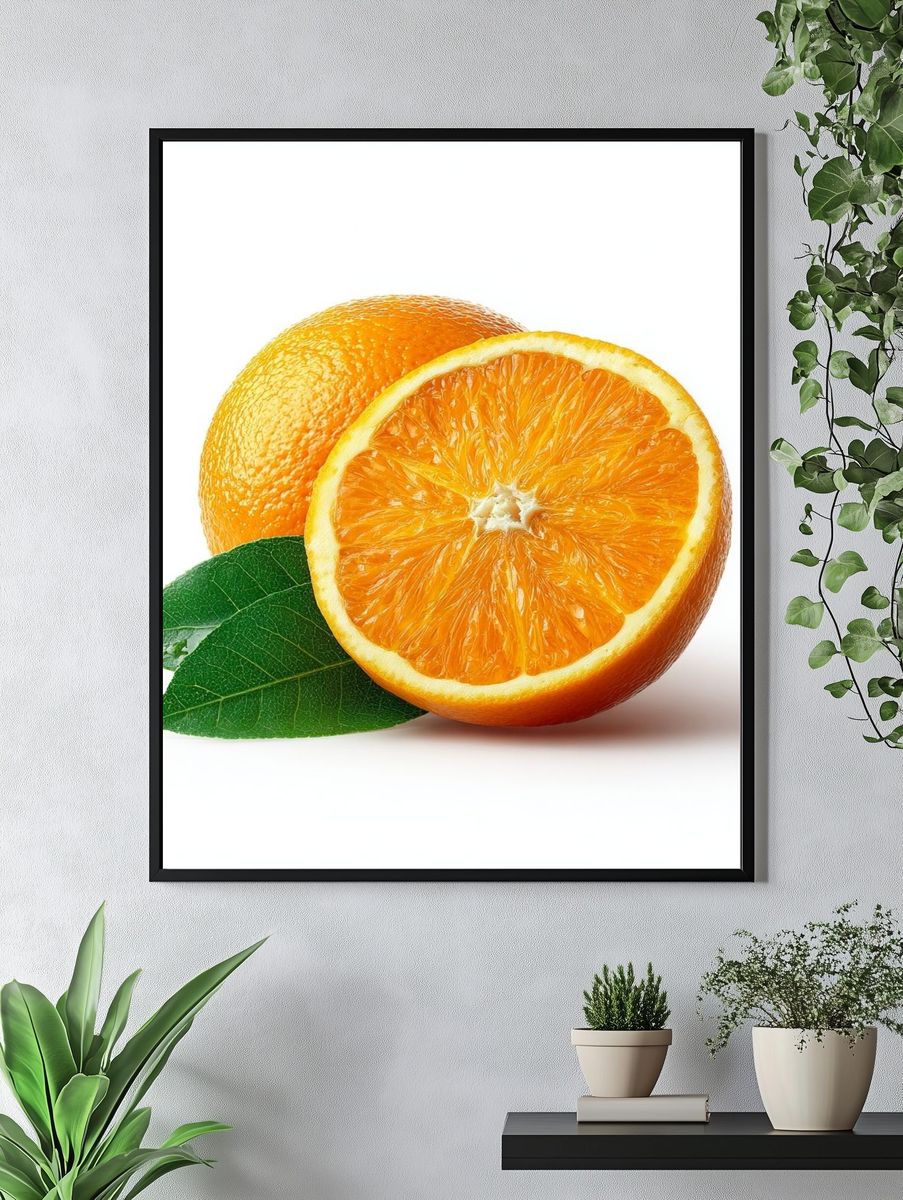 Fresh Orange — Food Print. — room view 4