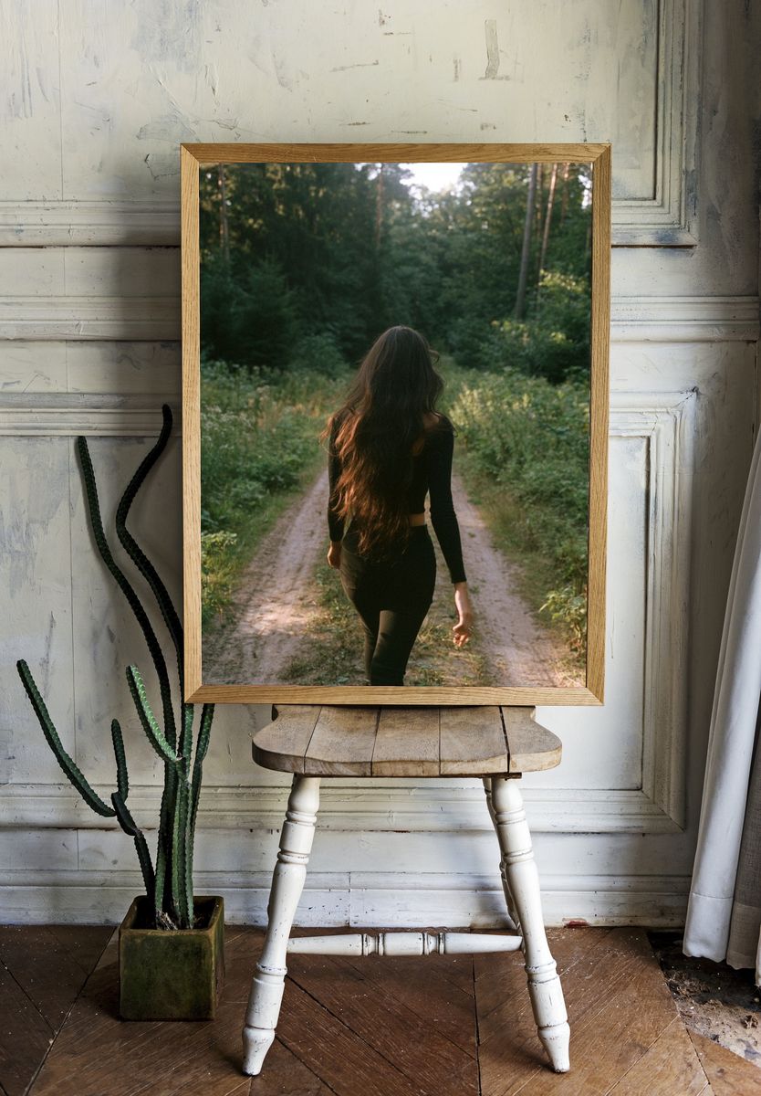 Forest Walk Photography Poster. room preview