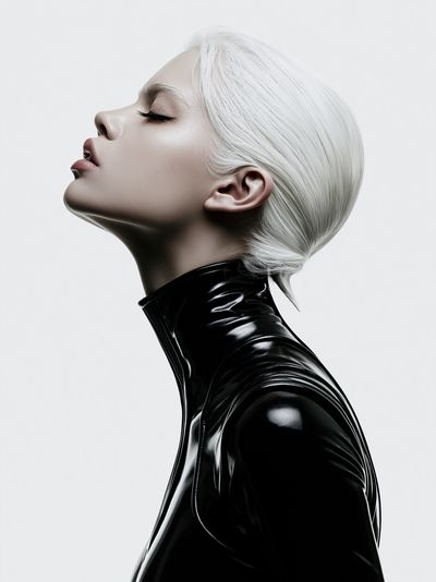 Futuristic Portrait — Fashion Print.