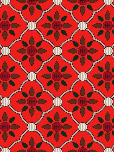 Floral Pattern — Retro Print. poster