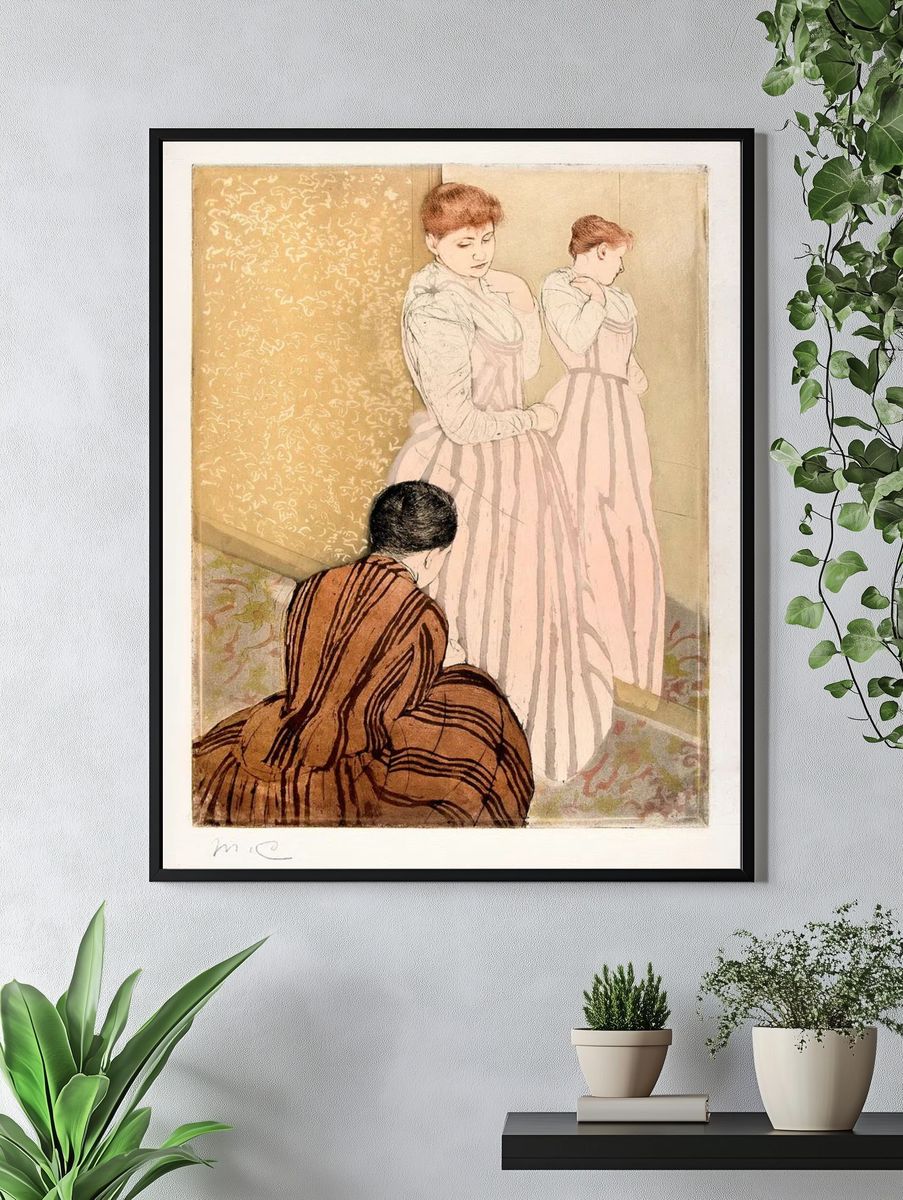 Fashion Reflection — Vintage Print. — room view 4