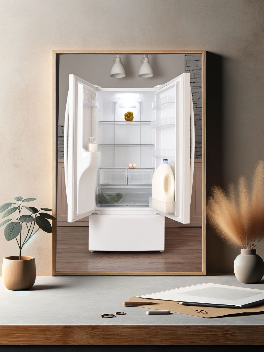 Open Refrigerator — Photography Print. — room view 2