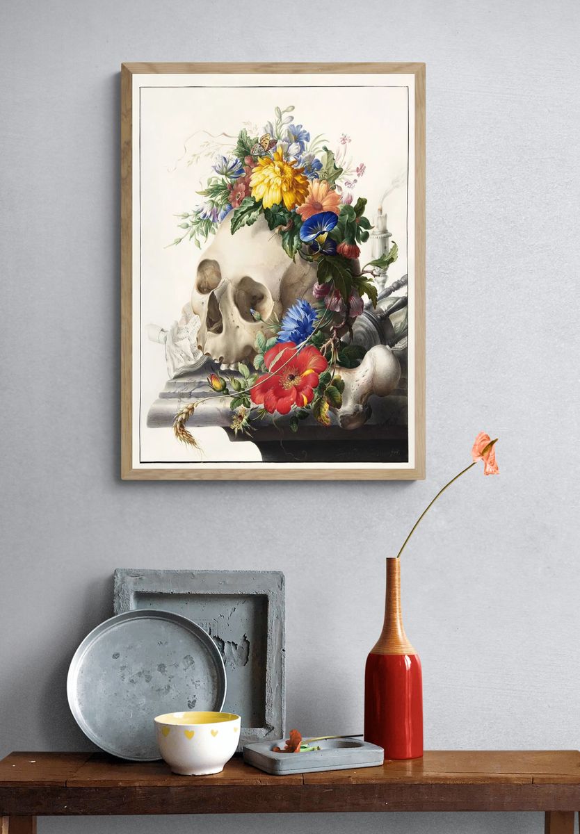 Vanitas still life (1667-1726) painting. — room view 3