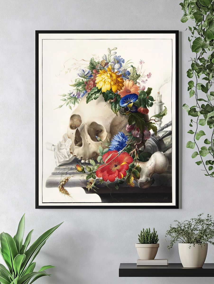 Vanitas still life (1667-1726) painting. — room view 4