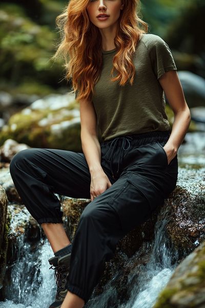 Forest Stream Portrait Poster. poster print