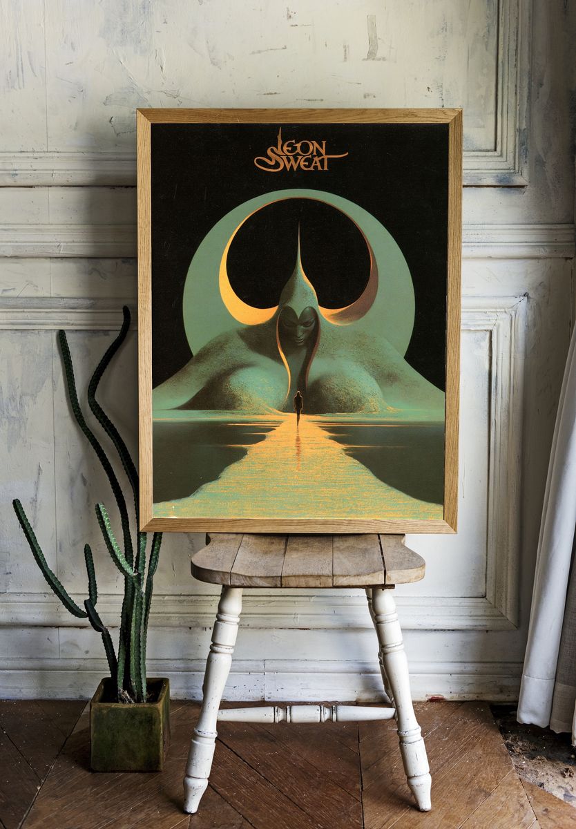 Neon Swat Surrealism Poster. — room view 1