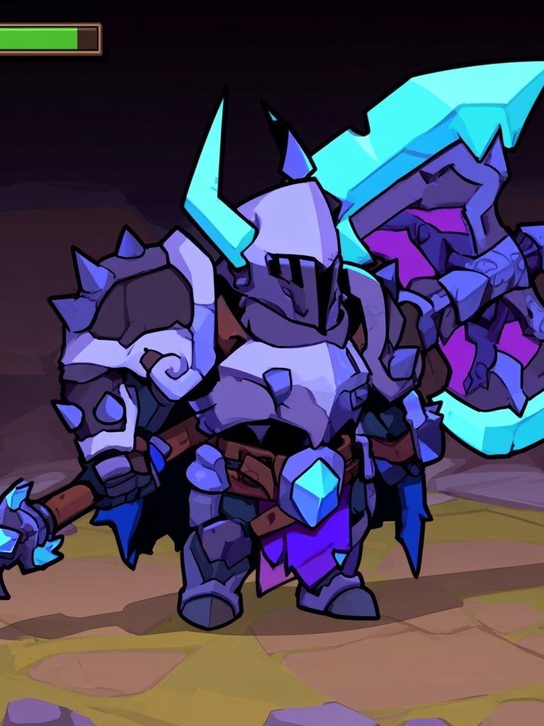 Armored Fantasy Knight Poster. poster detail