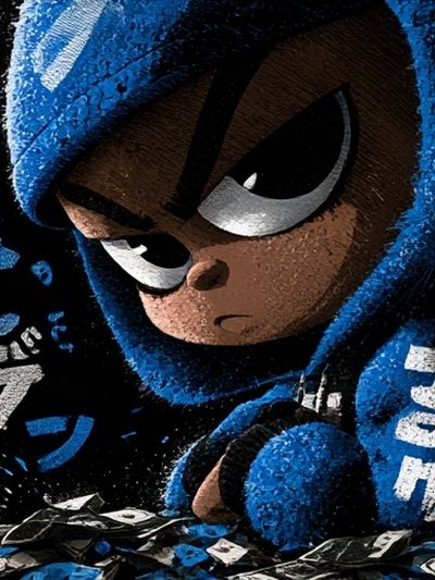 Mega Man Character Illustration Poster.