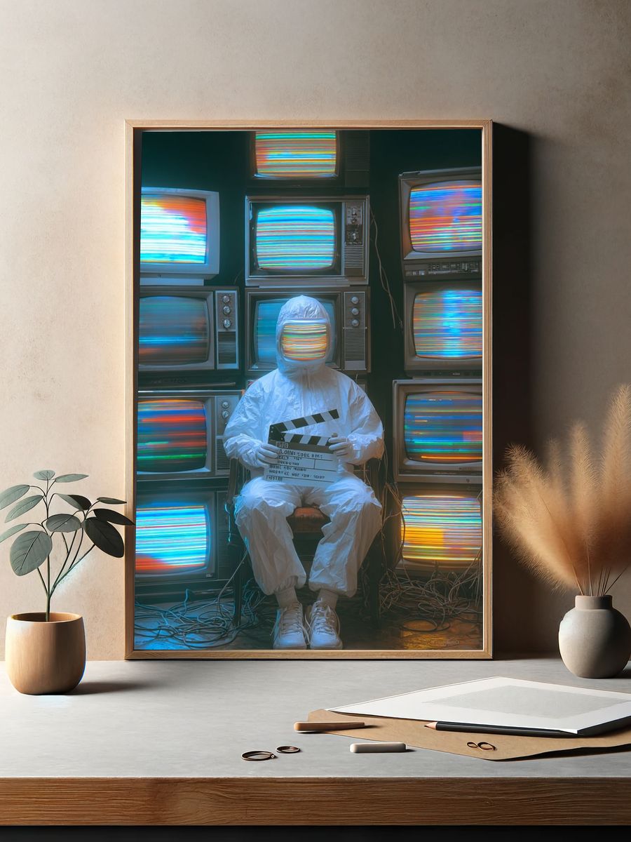 Glitch Art — Surreal Print. — room view 2