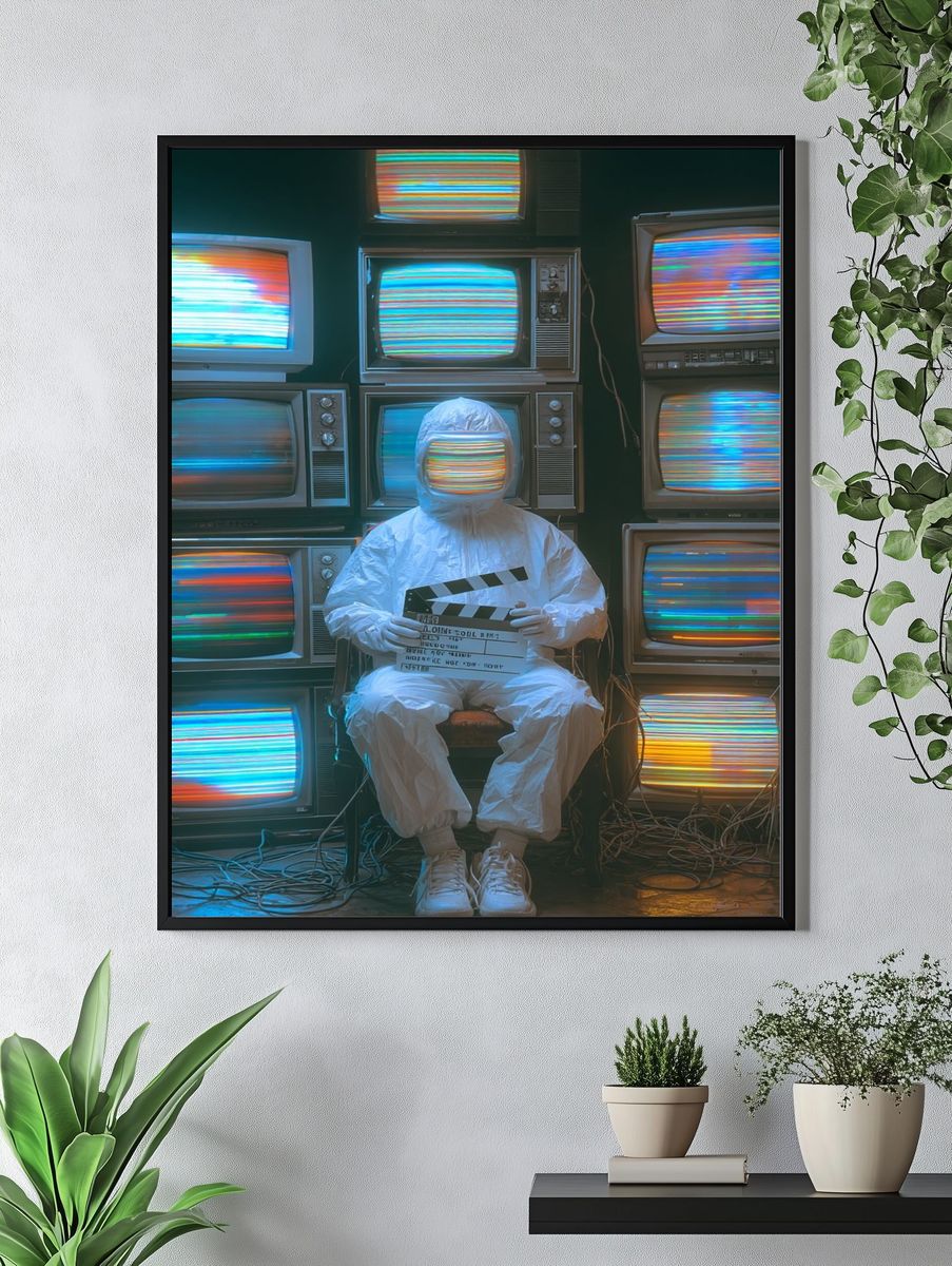 Glitch Art — Surreal Print. — room view 4