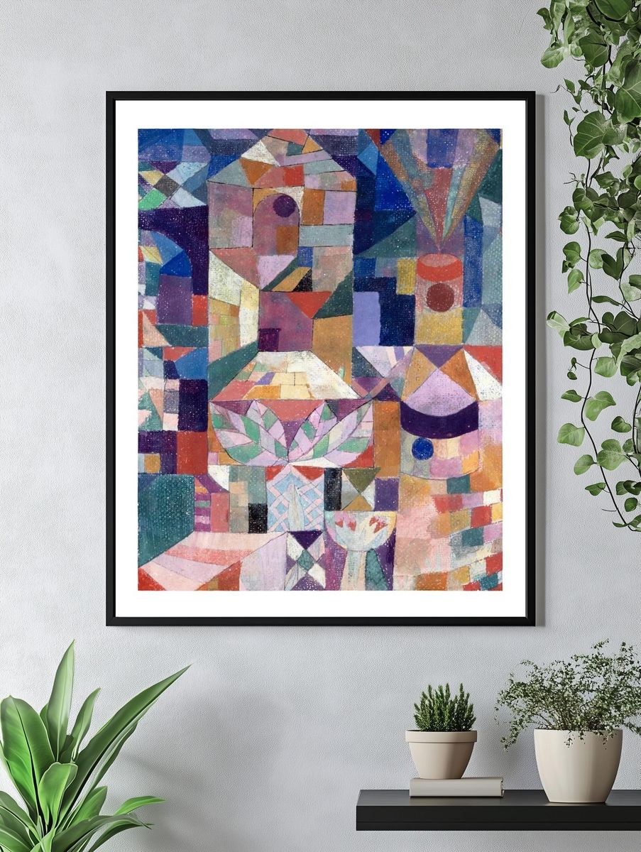 Geometric Abstract Art Poster. — room view 4
