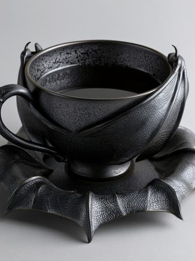 Gothic Bat Cup Still Life Poster.