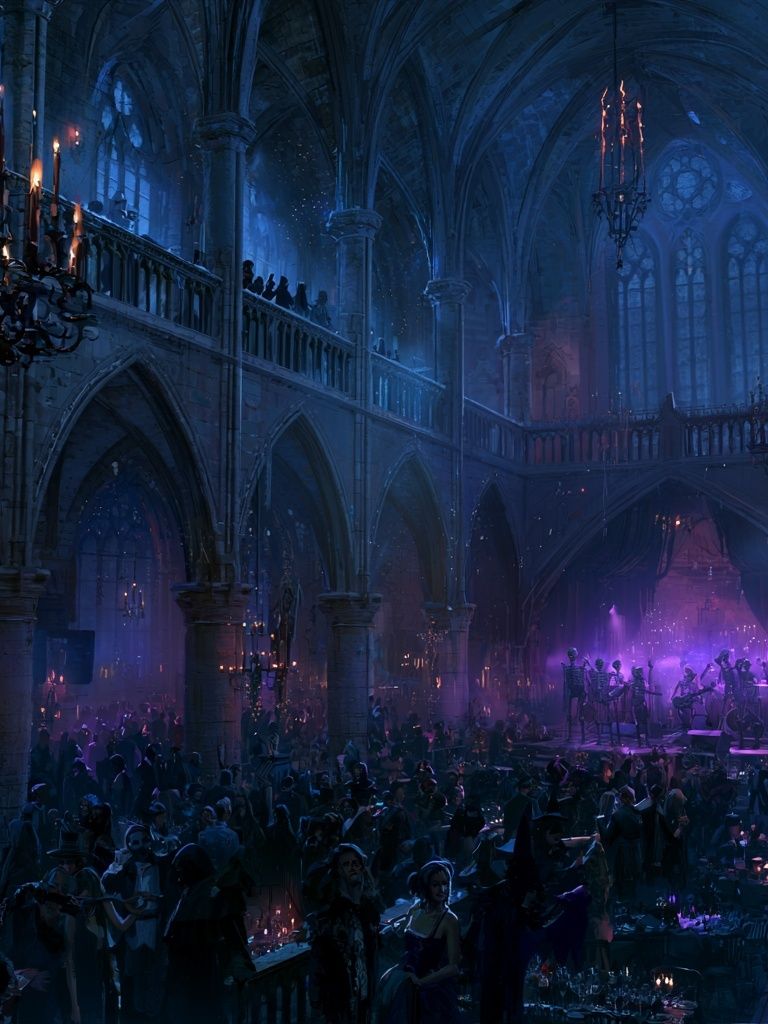 Gothic Cathedral Masquerade Poster. poster detail