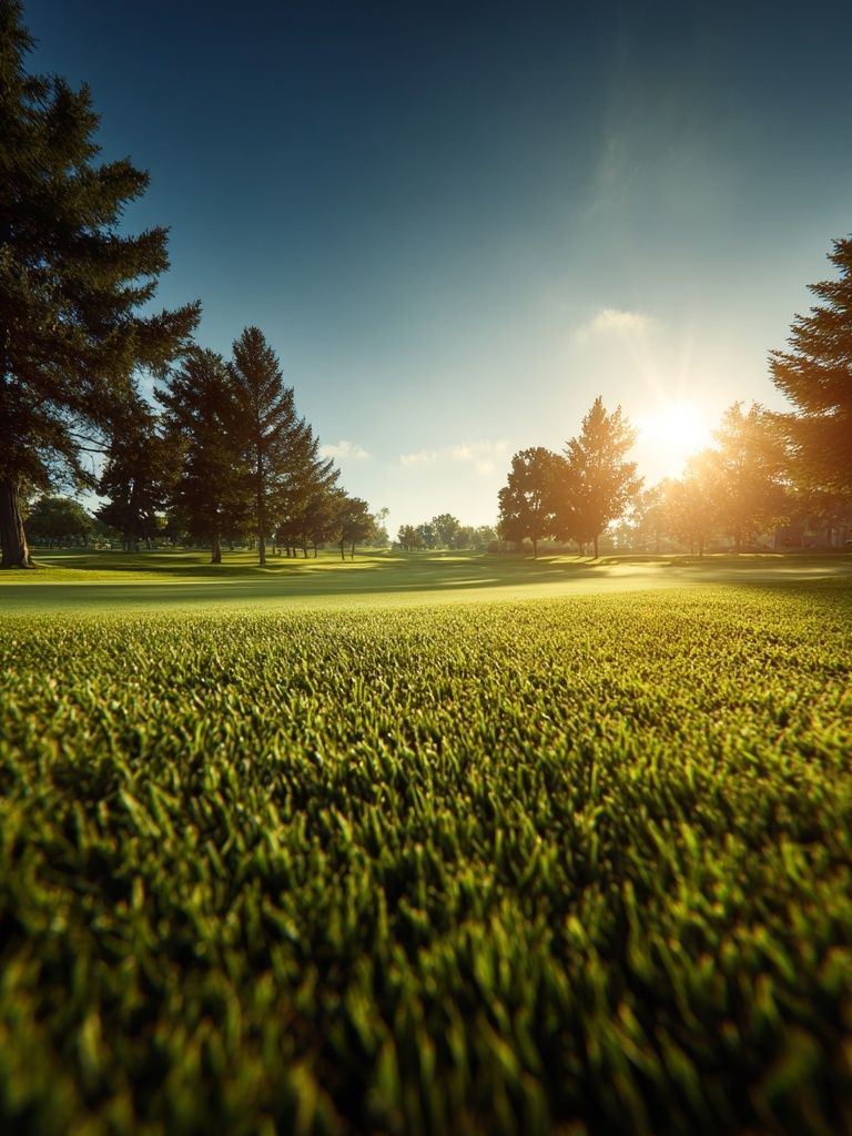 Sunrise on the Golf Course — Photography Print. poster detail