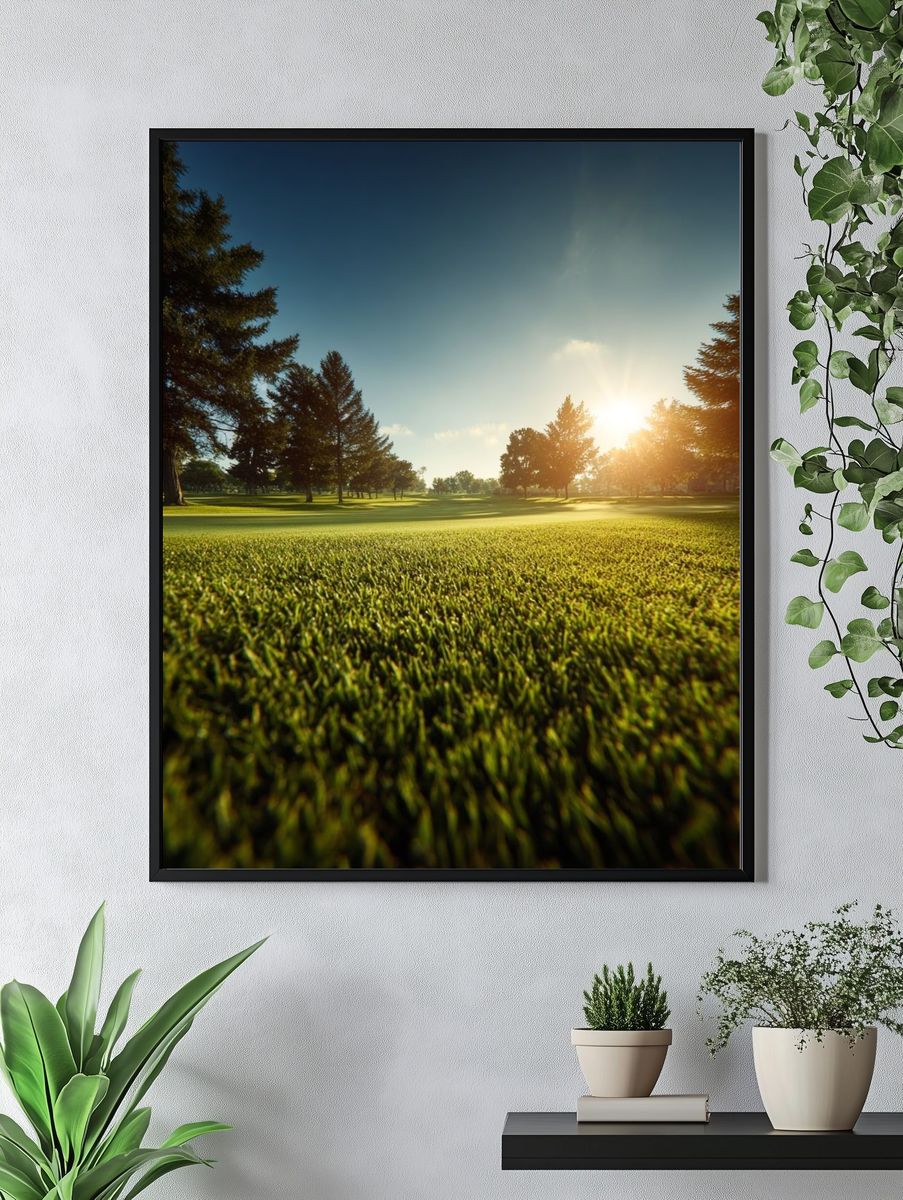 Sunrise on the Golf Course — Photography Print. — room view 4