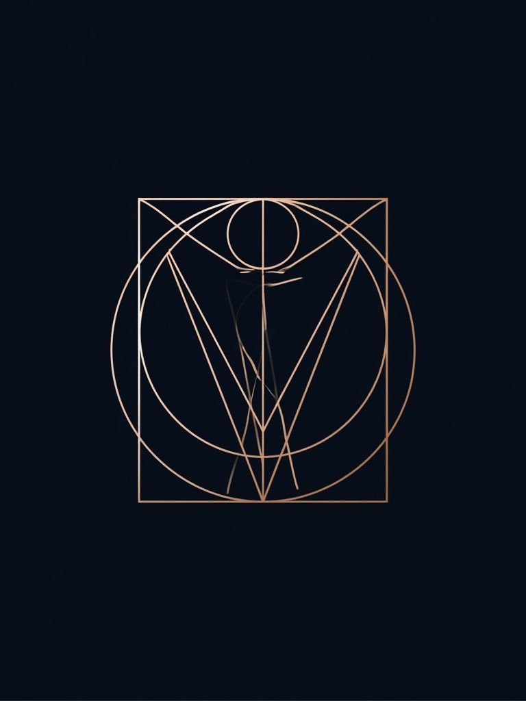 Geometric Line Art Abstract Poster. poster detail