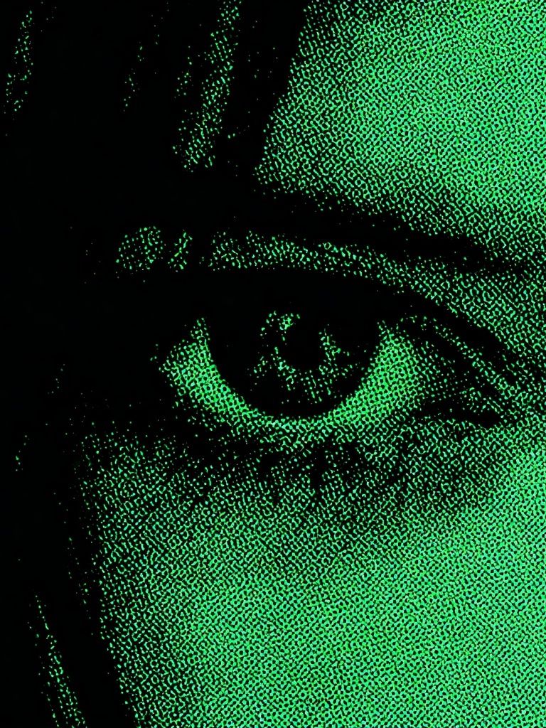 Green Eye — Pop Art Print. poster detail