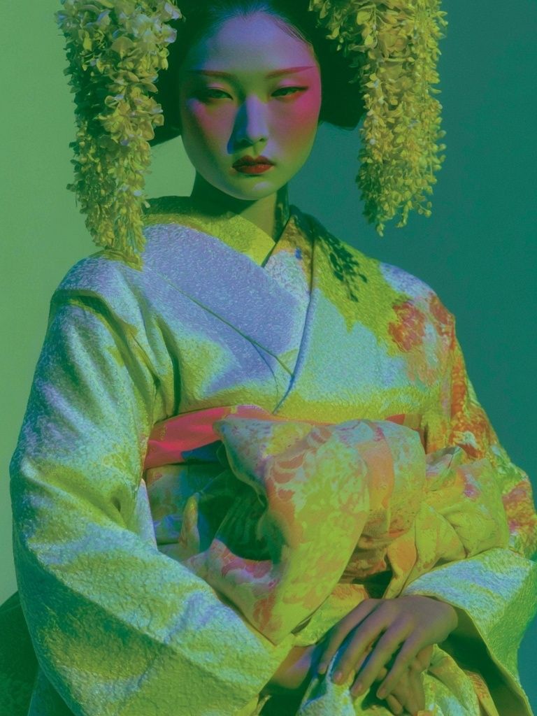 Geisha Portrait Photography Poster. poster — photography art