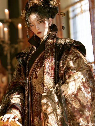 Elegant Geisha Portrait Print.