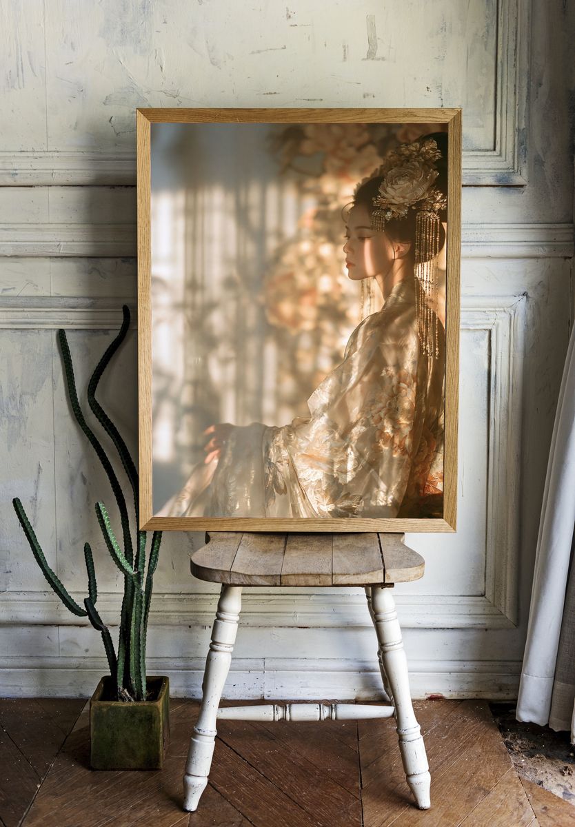 Geisha Portrait Photography Poster. room preview
