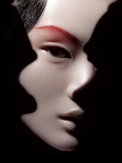 Geisha Face — Fine Art Print. poster print