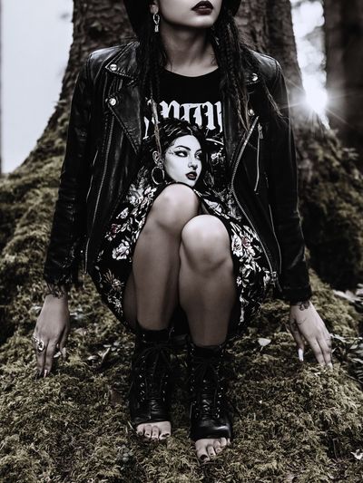 Gothic Forest Portrait Photography Poster.