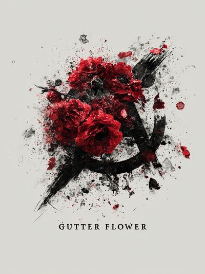 Gutter Flower — Fine Art Print. poster print