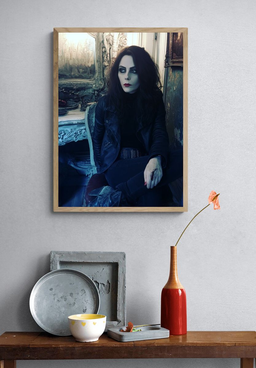 Gothic Portrait — Fine-Art Print. — room view 3