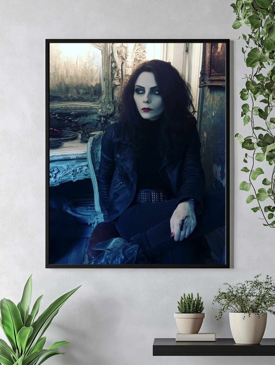 Gothic Portrait — Fine-Art Print. — room view 4