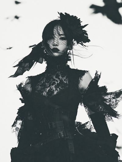 Gothic Fashion Portrait Poster.