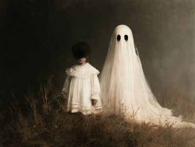 Ghostly Children Fine-Art Poster.