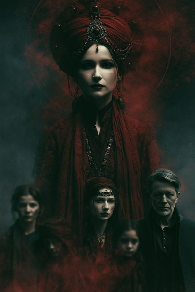 Gothic Matriarch Portrait Poster.