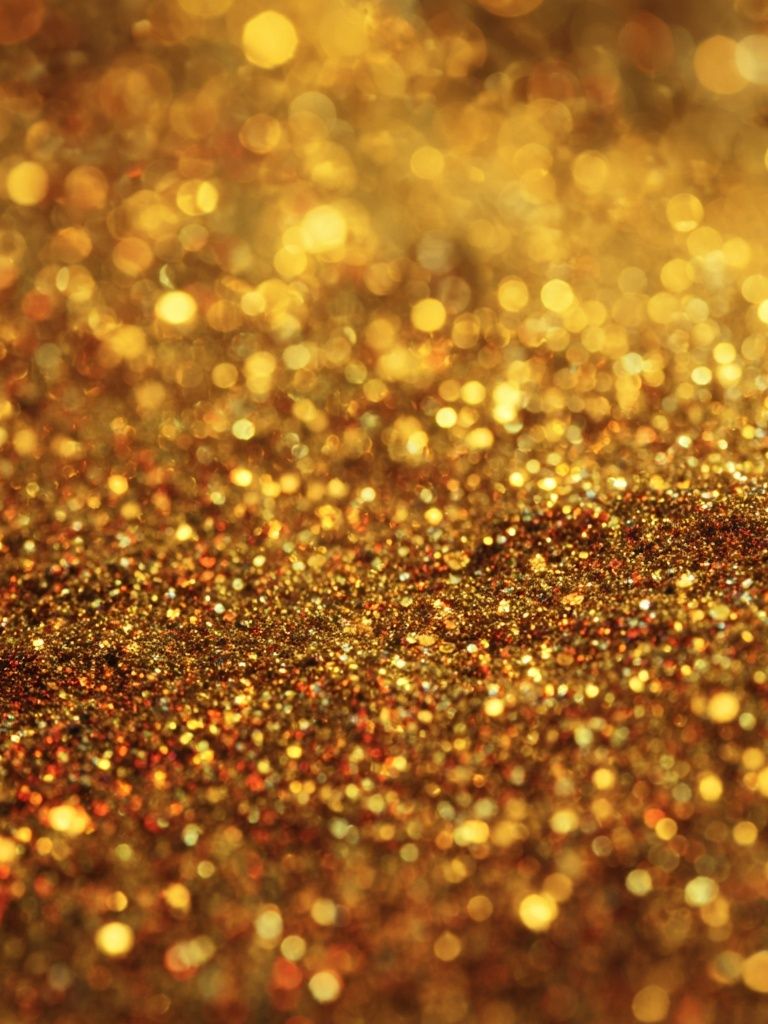 Golden Glitter Abstract Poster. poster detail