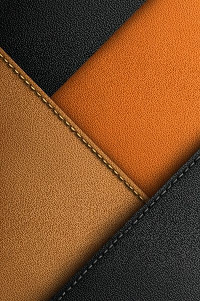 Geometric Leather Textures Poster
