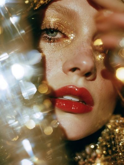 Glamorous Gold Portrait Poster. poster