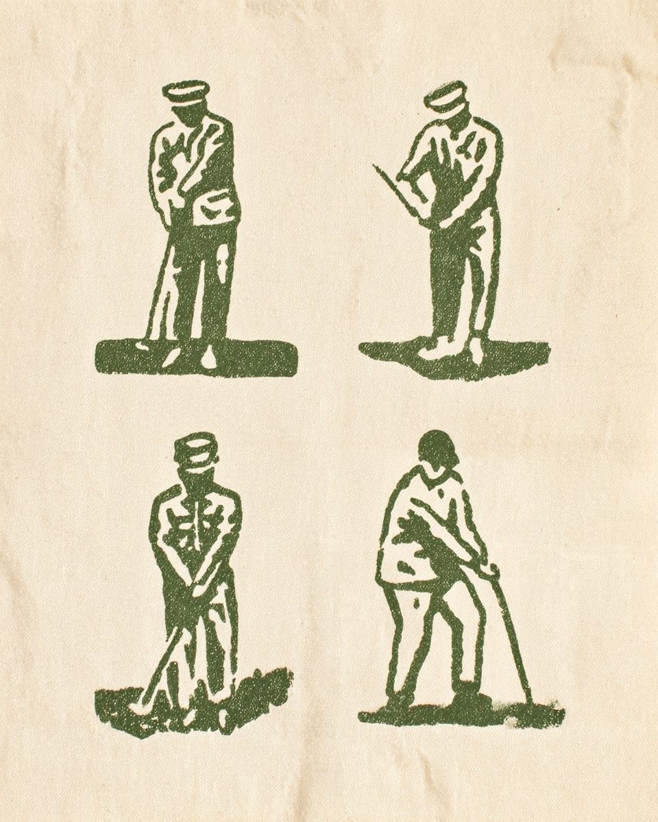 Vintage Golf Swing Techniques Poster. poster detail