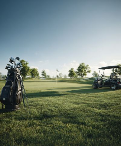 Golf Course Landscape Photography Poster. poster print