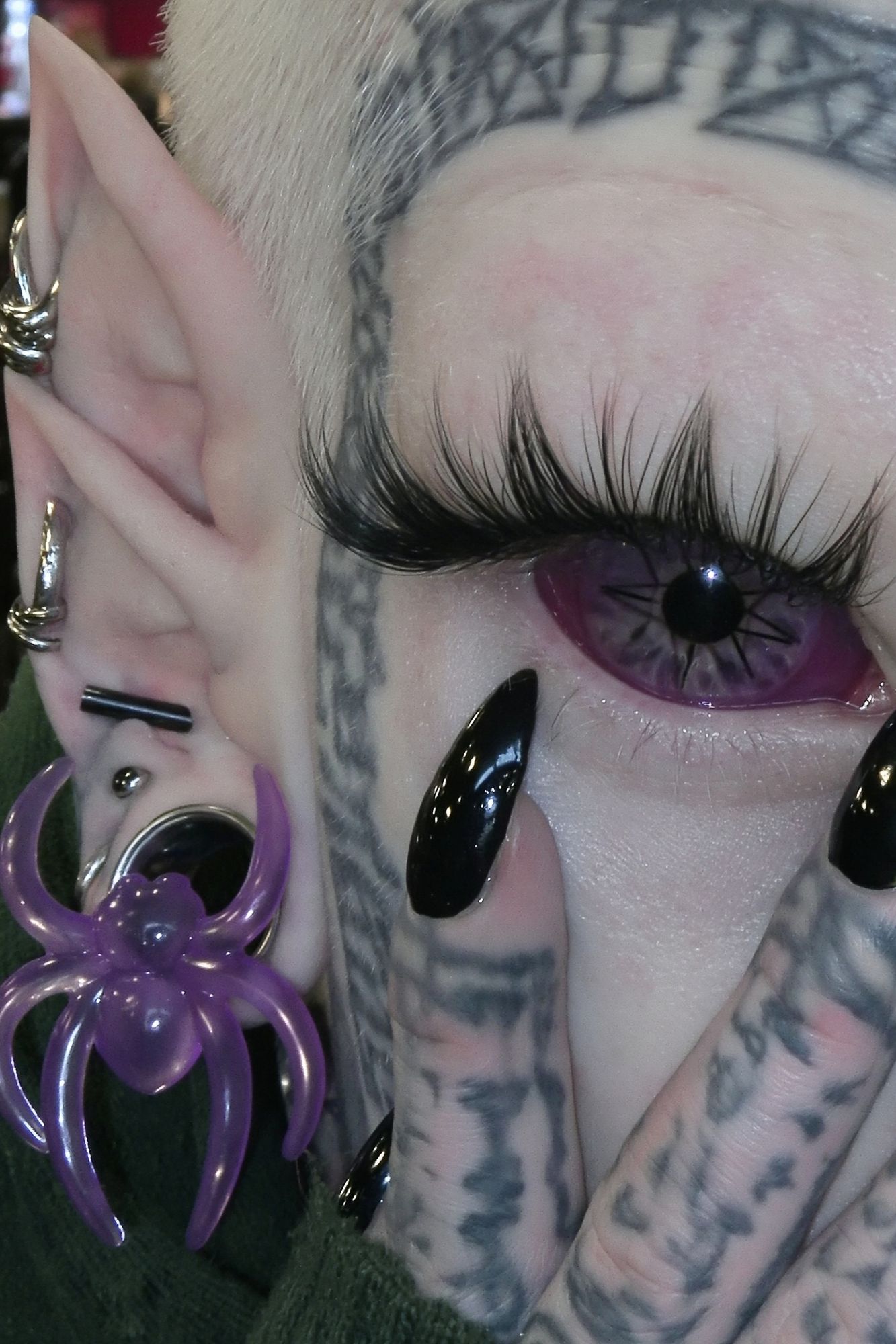 Gothic Eye Portrait Photography Poster. poster detail