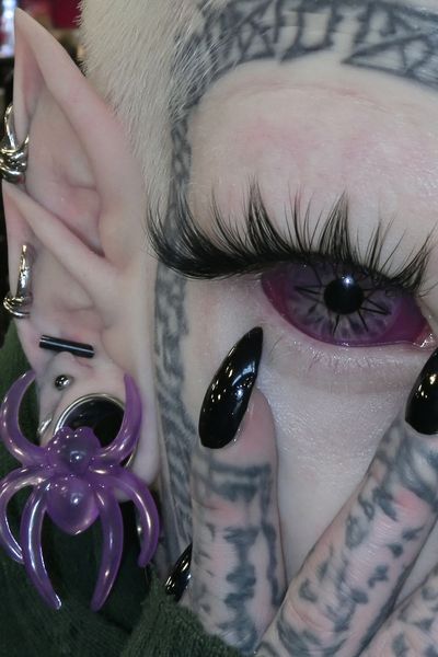 Gothic Eye Portrait Photography Poster.