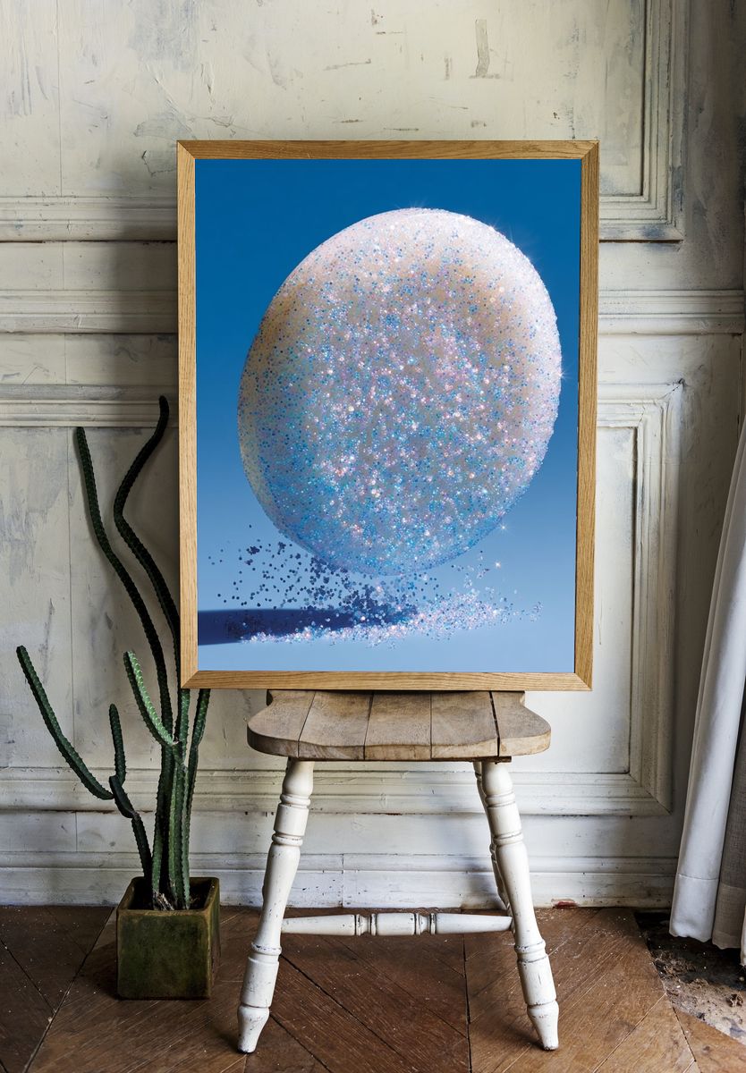 Glittering Orb — Photography Print. — room view 1