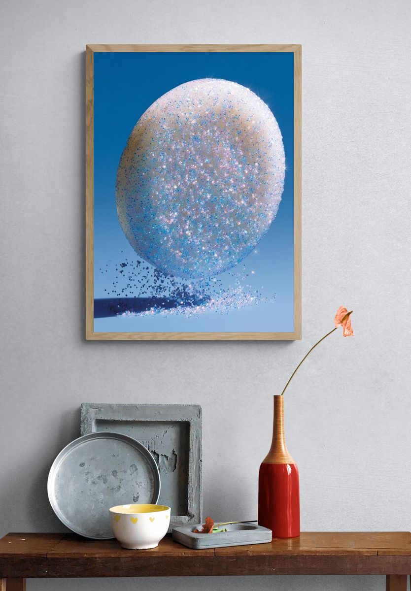 Glittering Orb — Photography Print. — room view 3